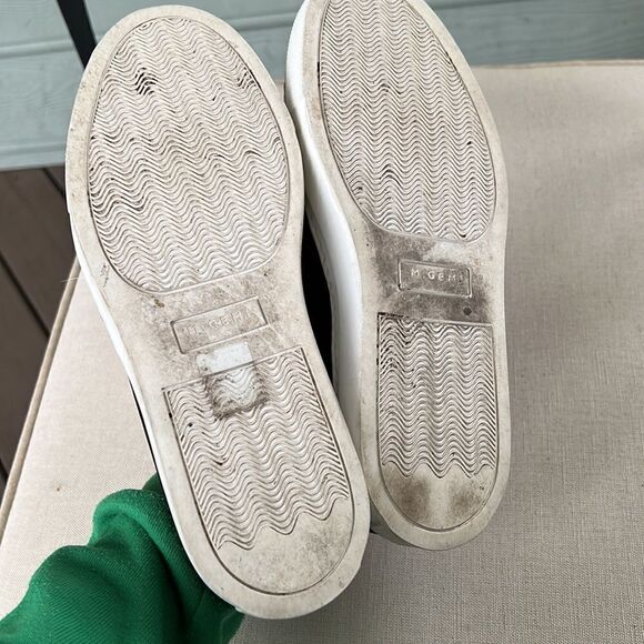 M. Gemi The Cerchio Velvet Sneaker in Red - Picture 7 of 9